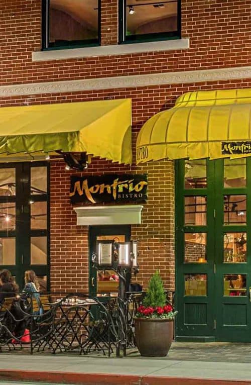 Montrio Bistro dining room in downtown Monterey